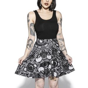 🦇 Baroque skater skirt 🦇 | blackCraft